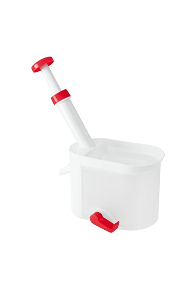 Floria Manual Cherry/Olive Pitter with Suction Base (ZLN-2522), White-Red