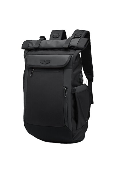 OZUKO Rucsac pentru laptop OZ9066BK de 15,6" cu port USB, compartiment pentru...