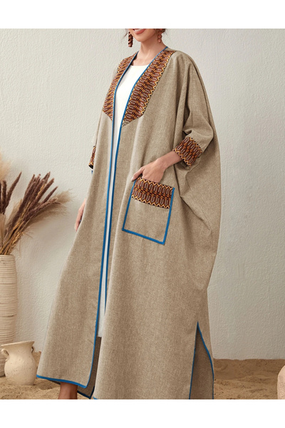 Sheya Shein long cardigan, beige