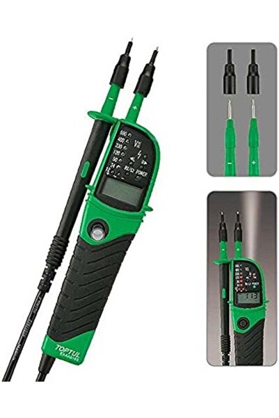 TOPTUL Multifunctional Voltage Tester With Digital Display