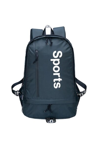 OZUKO OZ9111NY Unisex Casual Sports Backpack with Shoe Compartment - Blue