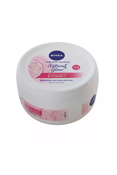 NIVEA Natural Glow UV Filter Body Cream With Even Tone Complex And Vitamin C-...