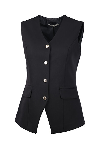 Ekol Γιλέκο με λαιμόκοψη σε σχήμα V με τσέπη στο κάλυμμα