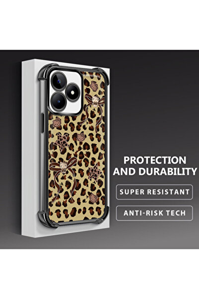 Hontinga جراب هاتف شفاف من السيليكون الناعم متوافق مع هاتف Realme Note 50 4G ...