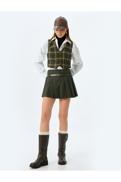 Koton Сако без ръкави с V-образно деколте и копчета