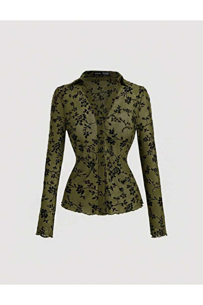 Sheya Shein shirt, green