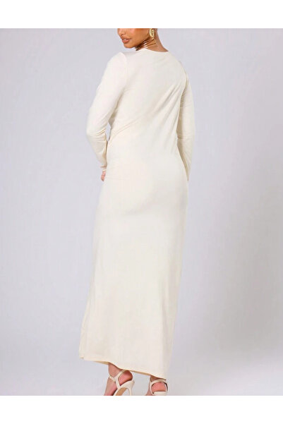 Sheya Shein Curve+ maxi dress, cream