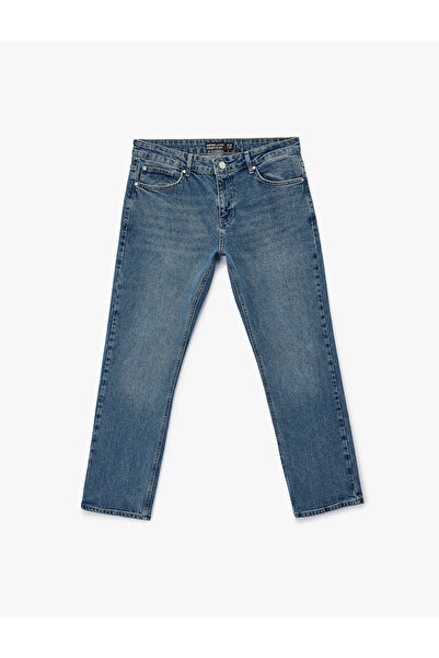 Koton Cotton Jeans with Pocket Detail - Mark Straight Jeans
