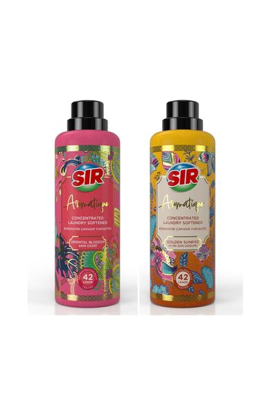 Sır Concentrated Oriental Bloom fabric softener 750 ml + Concentrated Golden Sunrise fabric softener 750 ml
