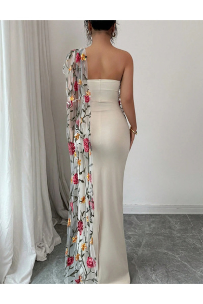 Sheya Shein maxi dress, cream