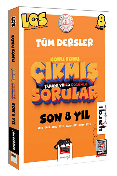 Yargı Yayınları Yargı Ders Arkadaşım 8.Sınıf LGS 2018-2025 Tüm Dersler Konu K...
