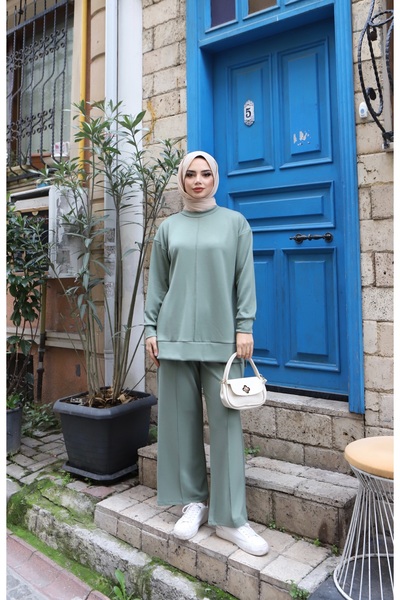 NİSUM MODA Çimalı Modal Trouser Suit