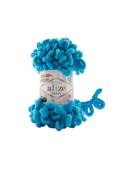 Alize Puffy Micropolyester Hand Knitting Yarn For Blanket 16