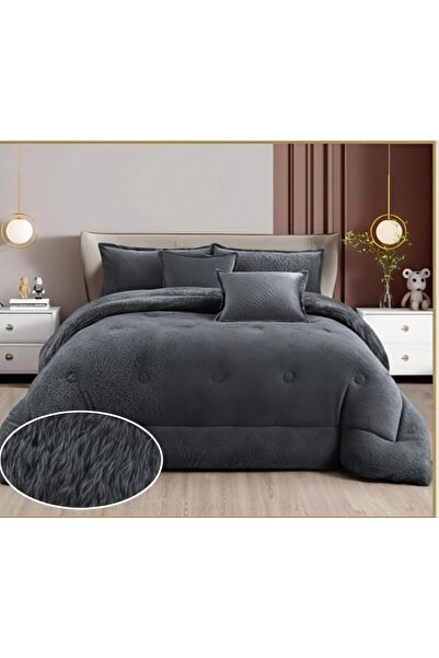 Moon Soft Velvet Reversible Bedspread (King Size)