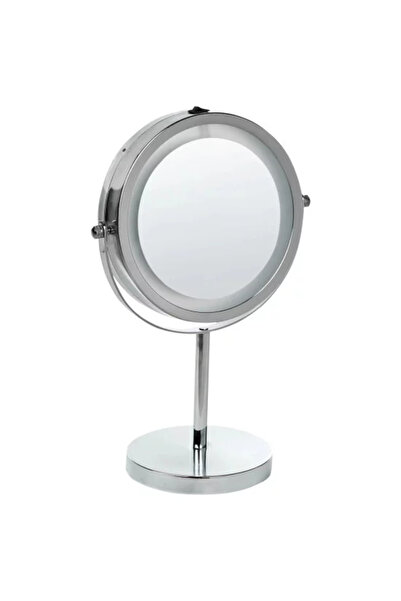 SAFA Double-sided illuminated round mirror - regular mirror + 15 cm magnifying mirror. / 116285