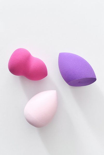 Gold Beauty Makeup Sponge Set of 3