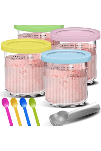 Arabest عبوات كريمي ديلوكس سعة 24 أونصة مع أغطية، عبوة عائلية