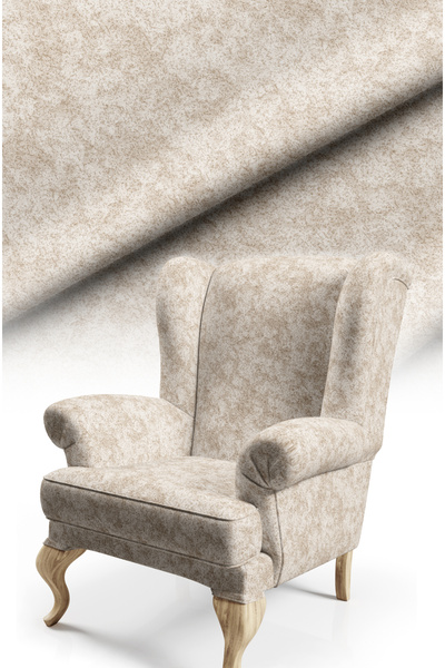 CANİLA قماش تنجيد رقمي حديث بنمط بيتك مطبوع مبطن بالقطن، قماش ناعم قصير الوبر