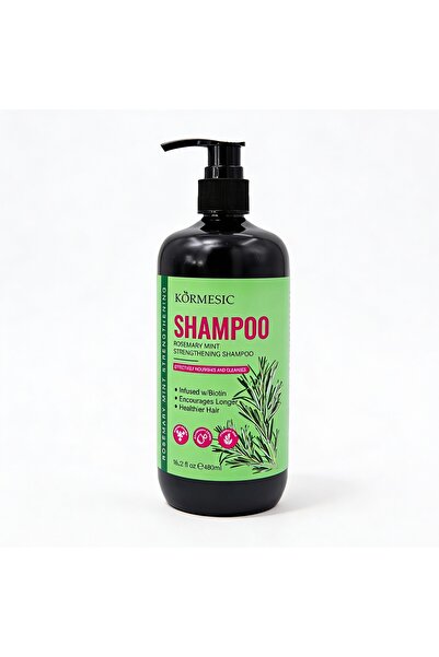 Kormesic Shampoo with rosemary and mint for complete hair care