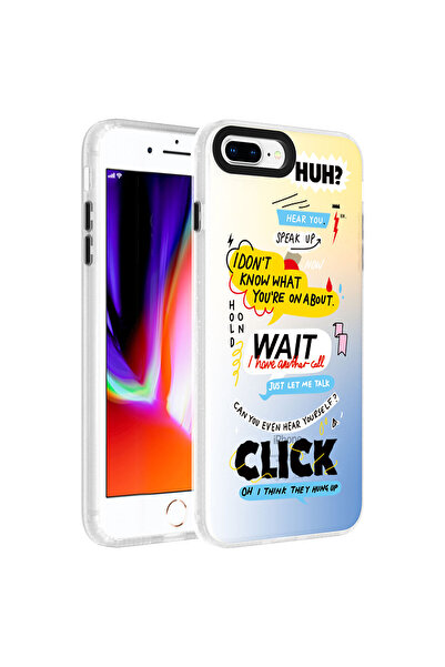 Ankayan Teknoloji غطاء حماية لهاتف iPhone 7 Plus منقوش بغطاء صلب من ANKY Drag...