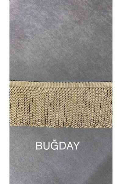 Helezoni Perde Aksesuarı Saçak Bulyon Perde Püskülü Burgu Saçak 1 Metre