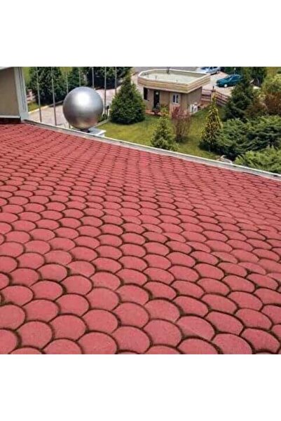 WİNROOF Pratik Yonca Desenli Kırmızı Membran Shingle 9m²