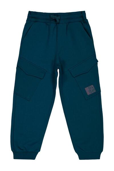 Civil Boys Cargo Pocket Pack Labeled 10-13 Years Old Sweatpants - Green 11-12 Years Old