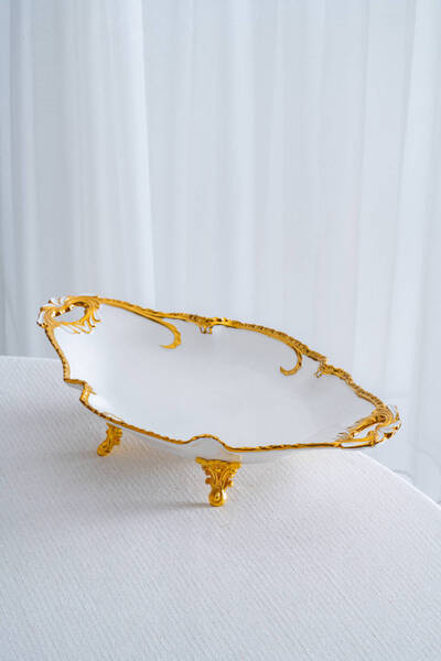 ACAR Edwina Footed Porcelain Serving Dish - 39 cm