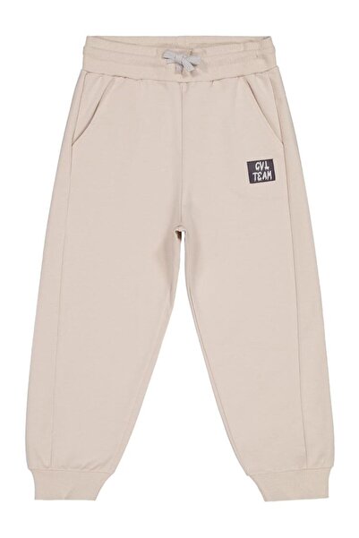 Civil Boys Cvl Team Labeled 10-13 Years Old Sweatpants - Beige 10-11 Years Old