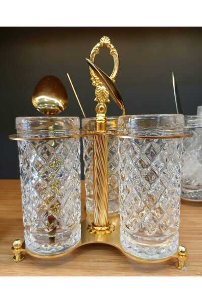 MEYLACO 3'lü Kaşıklık Görseli, Metaryeli Ve Kalitesi Lüks Tasarım