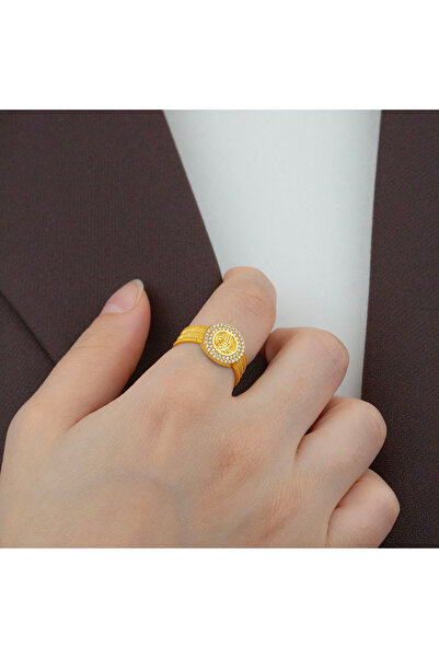 Gl8k Tuğralı Hasır Yüzük