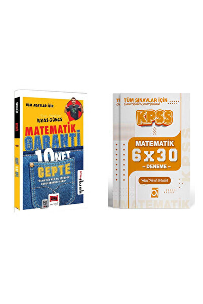 Yargı Yayınları Yargı Tüm Adaylar İçin Matematik Garanti 10 Net Cepte Deneme Seti 2 Kitap İlyas Güneş Yargı Yayınlar