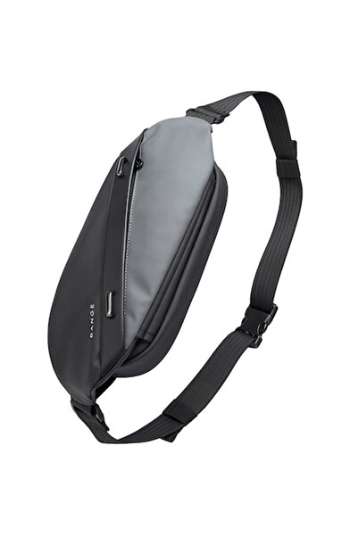 BANGE Geantă crossbody unisex mică, casual, BG7295GY, gri