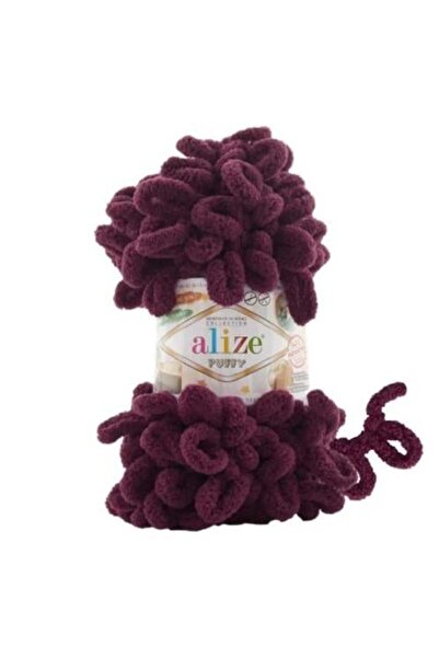 Alize Puffy Micropolyester Hand Knitting Yarn For Blanket 900