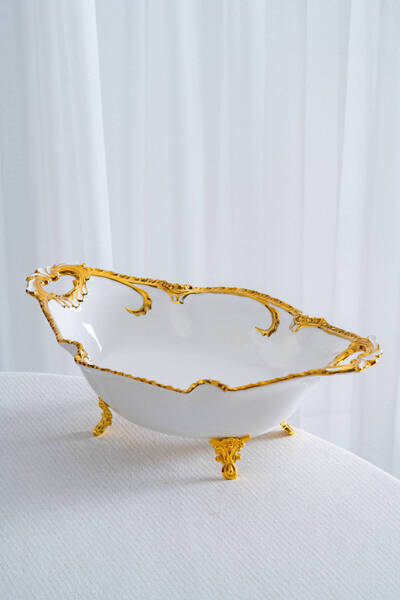 ACAR Edwina Footed Porcelain Serving Dish - 39 cm