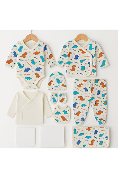 For My Baby طقم بدلة خروج من مستشفى الأطفال مكون من 10 قطع