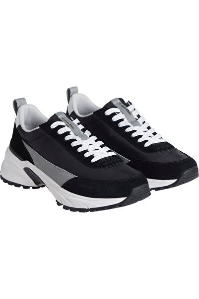 Calvin Klein Ck Erkek Siyah Yürüyüş-Koşu Günlük Deri Spor Ayakkabı Ny-Su