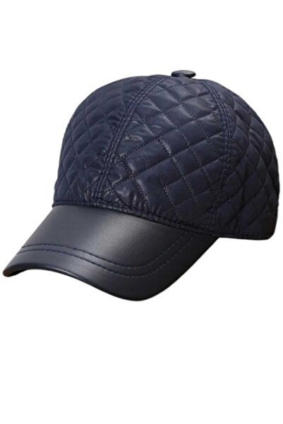 Suyutti Quilted Vegan Leather Waterproof Winter Baseball Cap Adjustable Unise...