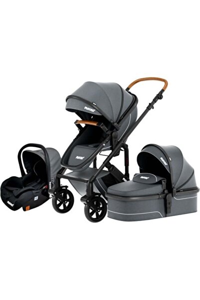 mavio Carucior 3 in 1 pentru bebelusi, landou reversibil, scoica auto, pliabi...