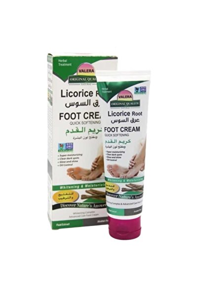 Valera Licorice Root Foot Cream, Whitening & Moisturizing, 100ml - Licorice R...