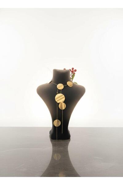 ZEYNVA Geometric Pattern Low-Cut Necklace