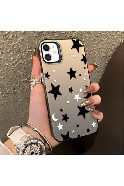 Hontinga حافظة متوافقة مع هاتف iPhone 12 Pro، حافظة هاتف مضادة للسقوط من Stars