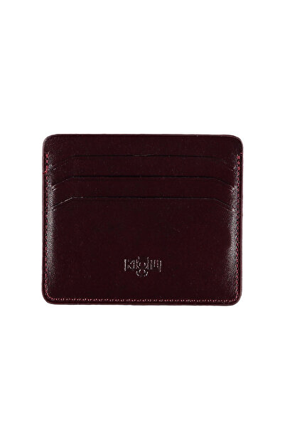 Kiğılı Plain Patent Leather Floater Leather Card Holder