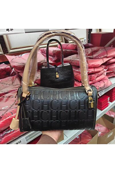 CILMI HARVILL CHHC CHCH Boston Style Handbag Mini Pillow Shape Zipper Closure...