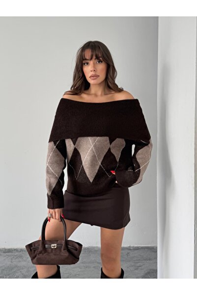 mydukkan.co Baklava Madonna Collar Sweater