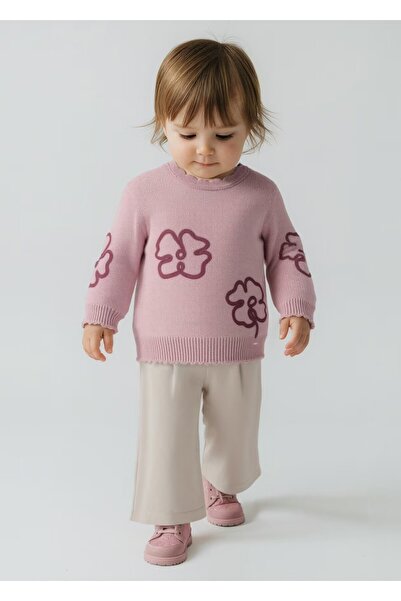 MAYORAL Baby Girl Knitted Wide Pants
