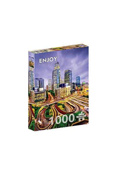Enjoy Puzzle Puzzle 1000 piese Enjoy – Districtul Nishi-Shinjuku Tokyo