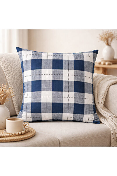 IKEA COZY ROOM - husă de pernă SVAMPFLY, albastru închis, 50x50 cm