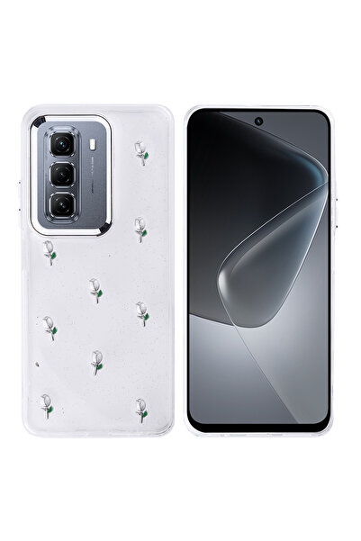 Ankayan Teknoloji حافظة انفينيكس هوت 50 4G بتصميم الوسادة الهوائية، غطاء شفاف...