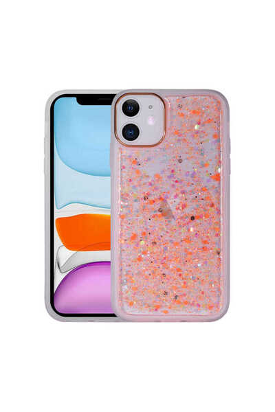 Generic Brand حافظة TYGO Sos صلبة ولامعة ومزخرفة ومتوافقة مع هاتف iPhone 11-NO5